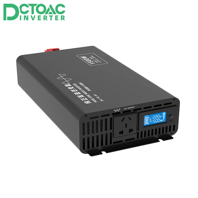 Support samples 12v 24v 36v 48v 60v 72v 84V dc to 100v 110v 120v 220v 230v 240v ac 1500w 50/60HZ portable inverter power