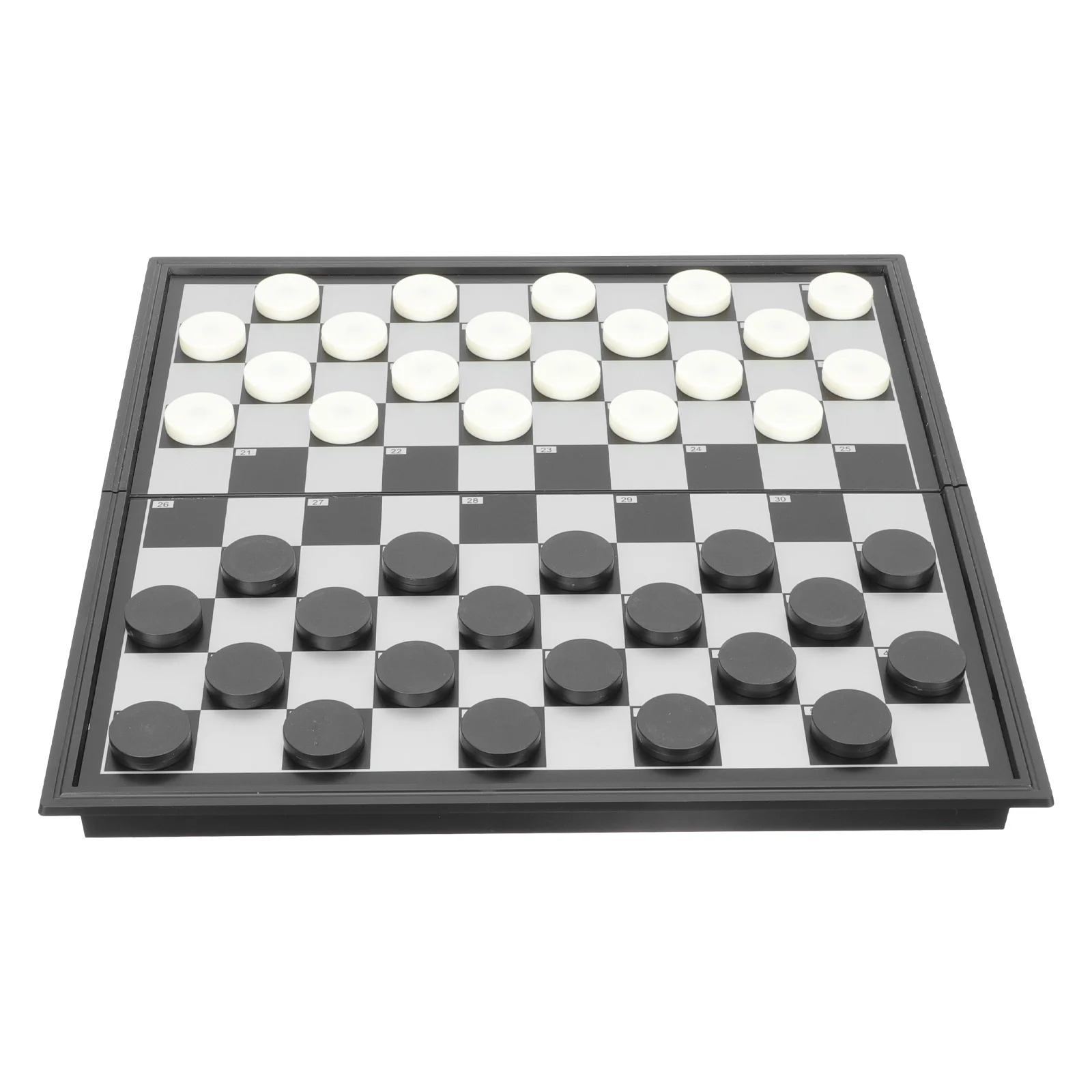 

Checkerboard Desktop Checkers Puzzle Toys Portable Hips High Impact Plastic Adukt Folding Magnetic Draughts