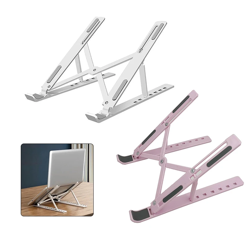 Universal Laptop Stand Adjustable Notebook Holder For  Non-slip Foldable Cooling Base Bracket For Laptop/Tablet/phone