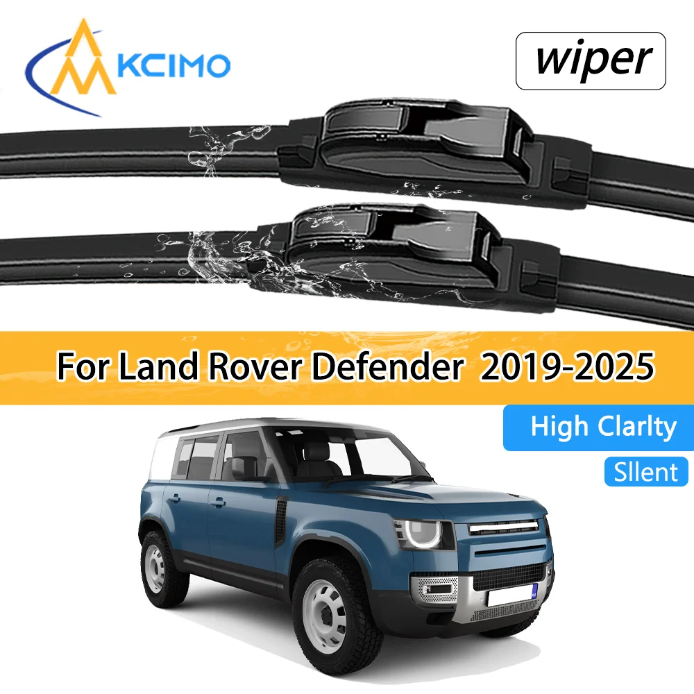 2Pcs Car Front Wiper Blades For Land Rover Defender L663 2019-2025 Crystal Clear Visibility & Enhanced Driving Safety