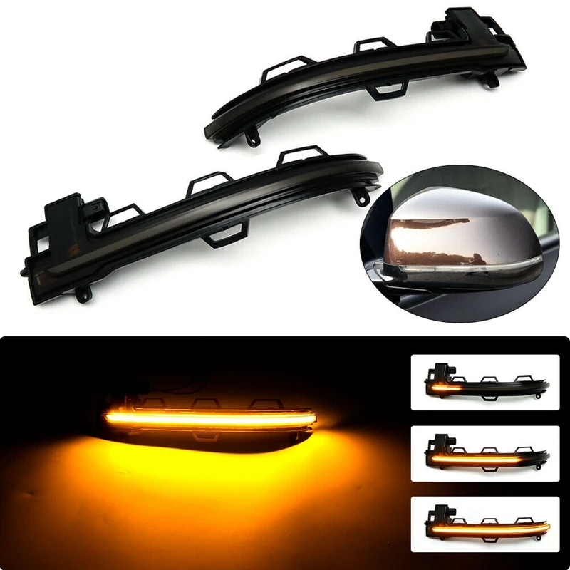 

Car Side Rearview Mirror Light Sequential Dynamic Turn Signal Light For-BMW X3 X4 X5 X6 F25 LCI F26 F15 F16 2014 - 2018