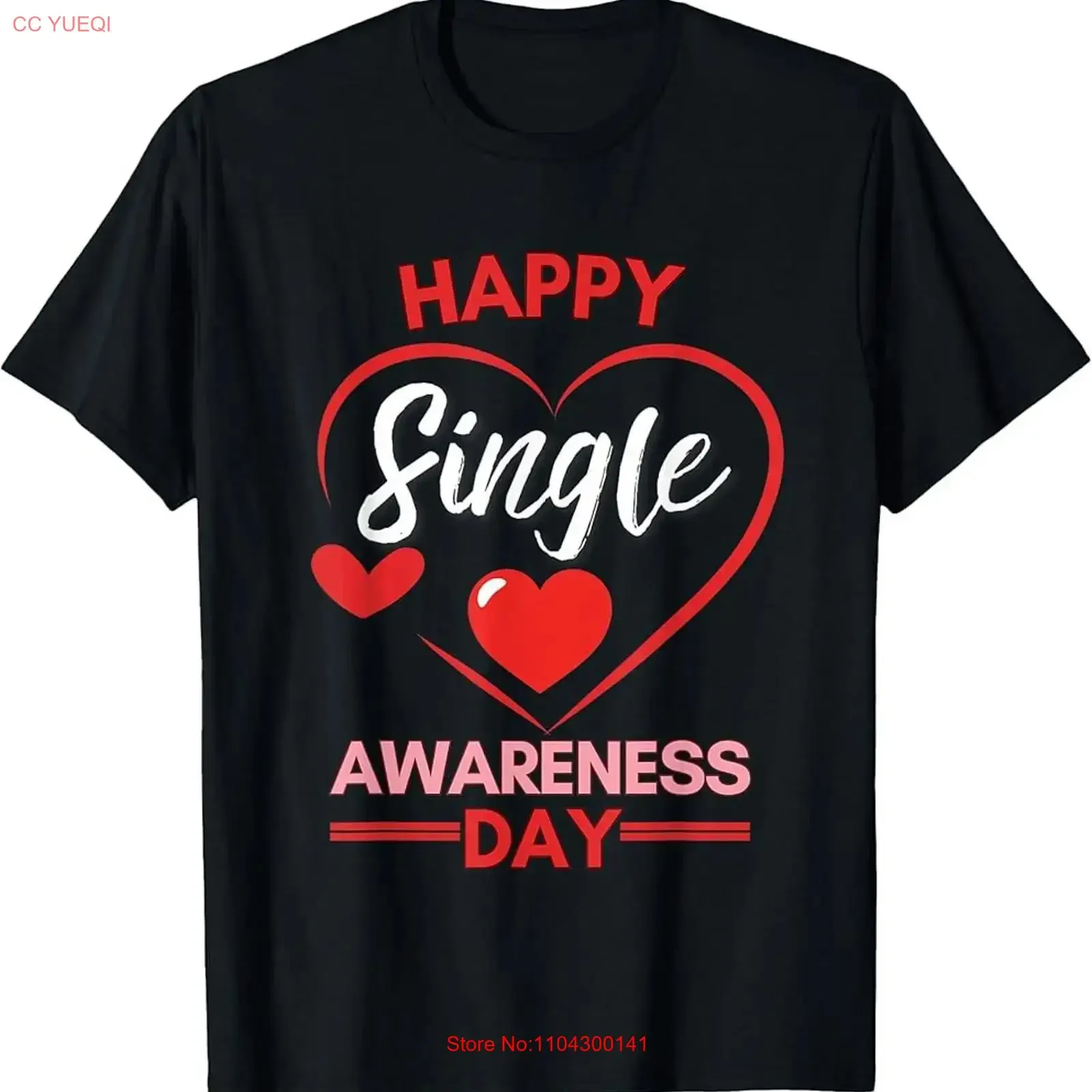 Happy Singles Awareness Day Funny Valentine Humor T Shirt vintage Washed fashion homme streetwear Top For Everyday Wear
