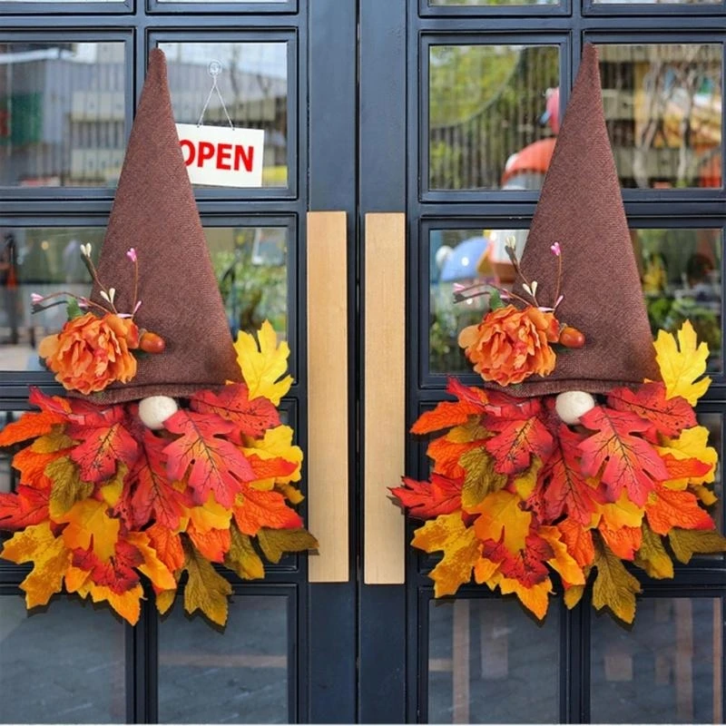 Versatile Maple Door Ornament Perfect for Indoor Walls or as Centerpiece Warm and Inviting Atmospheres for Office