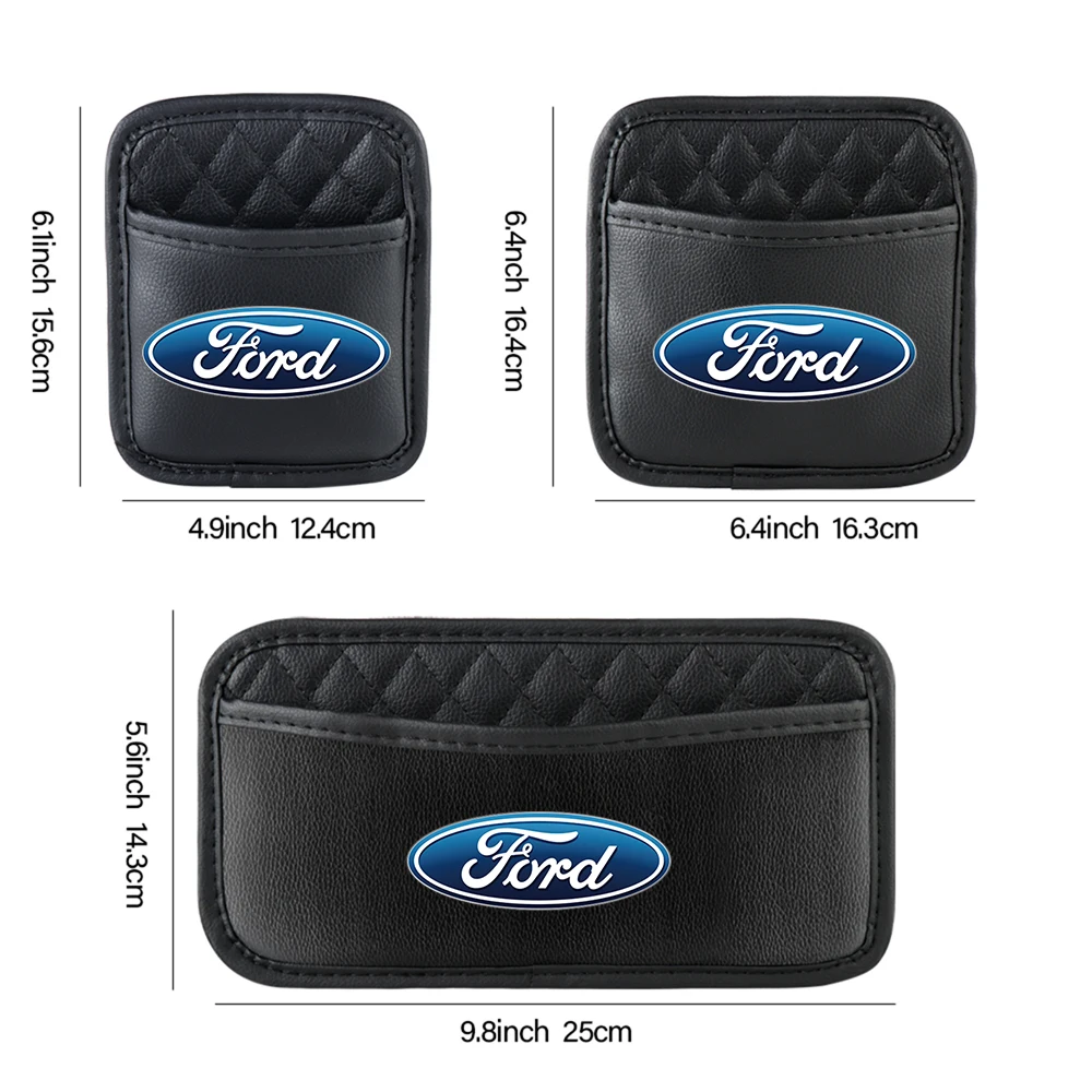 Car Storage Pocket Phone Key Sticky Stowing Tidying Bag For Ford Fiesta Mondeo Fusion Explorer Escape Shelby Edge Taurus Mustang
