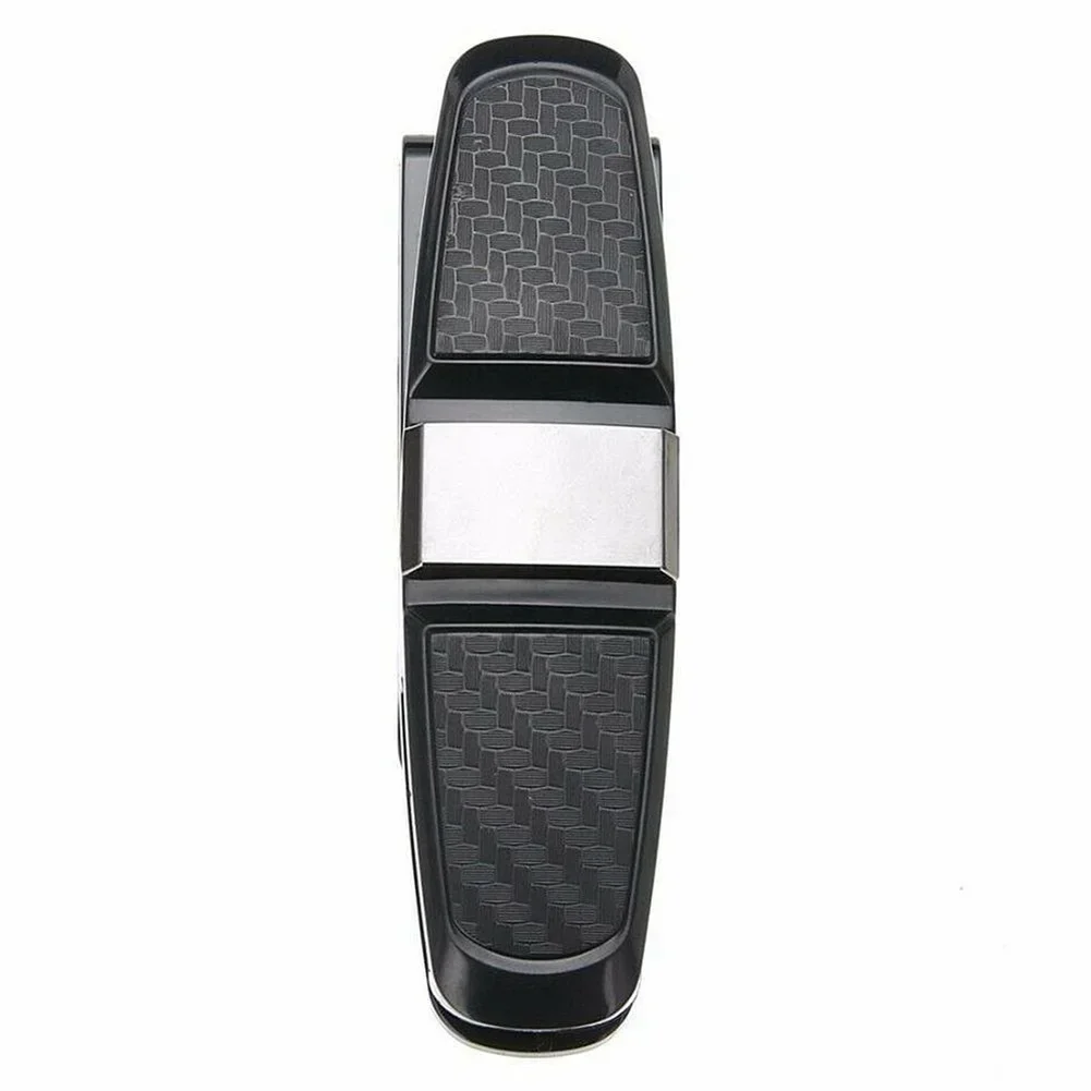 Car Sunglasses Clip Holder 10x3.5x4.2cm Car Accessories Sun Visor Clip 2pcs ABS Black Card Ticket Holder Practical Brand New