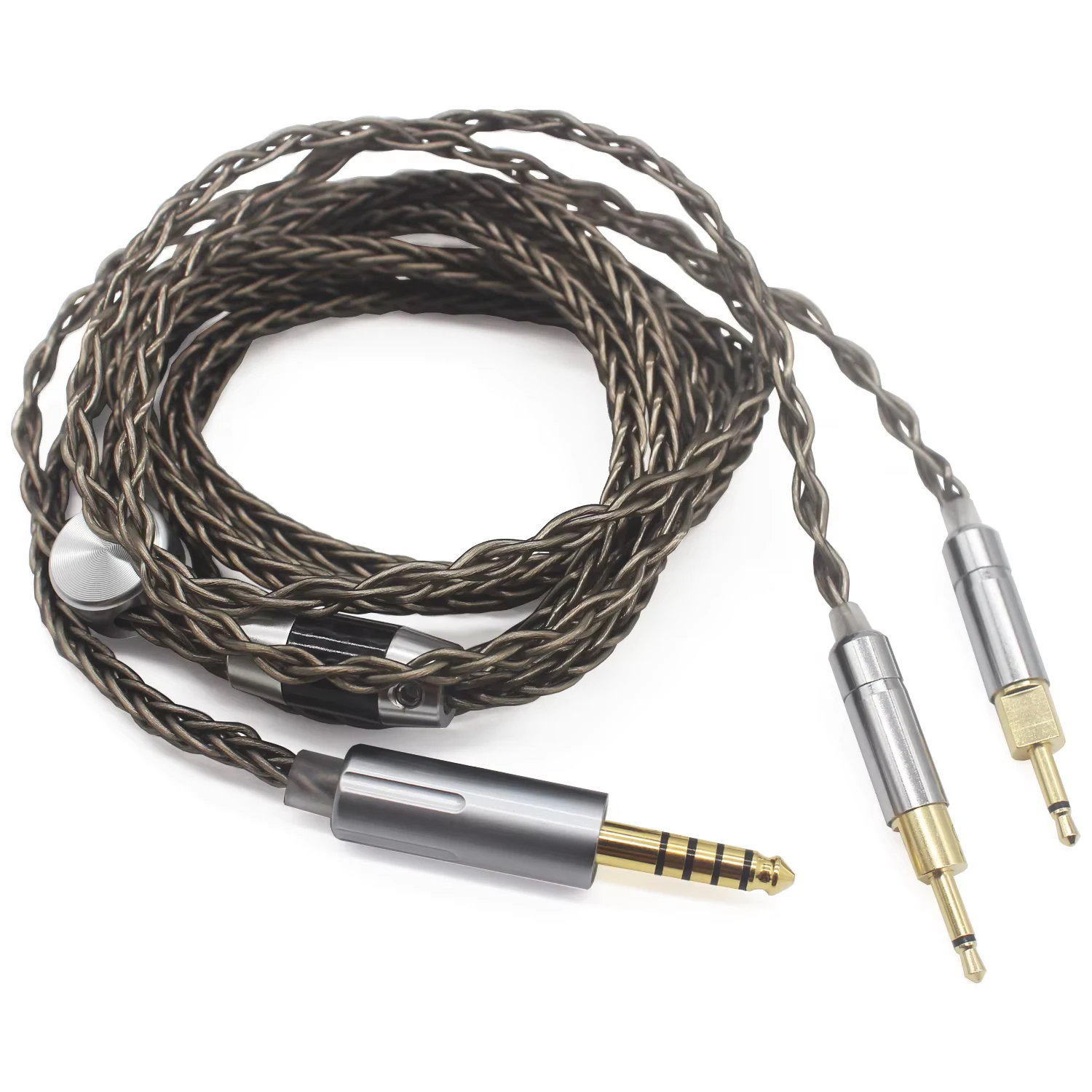 Youkamoo 4,4 мм сбалансированный кабель для наушников, совместимый с наушниками Sennheiser HD700 HD 700, 8-ядерный посеребренный сменный кабель Youkamoo 4,4 мм сбалансированный кабель для наушников, совместимый с наушниками Sennheiser HD700 HD 700, 8-ядерный посеребренный сменный кабель