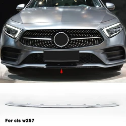A2578850302 a2578850502 For Mercedes Benz CLS W257 C257 Front Bumper Lip Chrome Chromium Trim Spoiler Diffuser Accessories