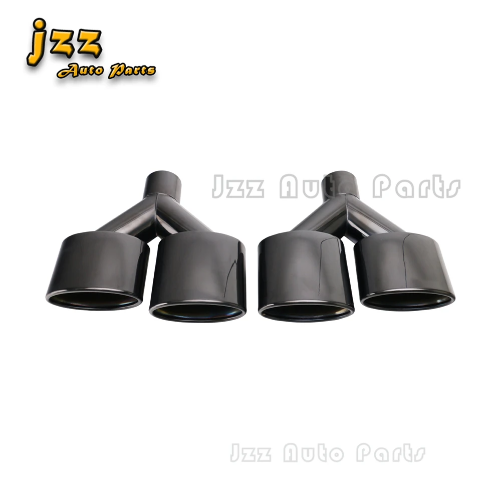 

Stainless Steel Muffler End Throat Y Style Dual Exits Tail Pipe Oval Exhaust Tip 57mm For C-Class E-Class S-Class W212 W220