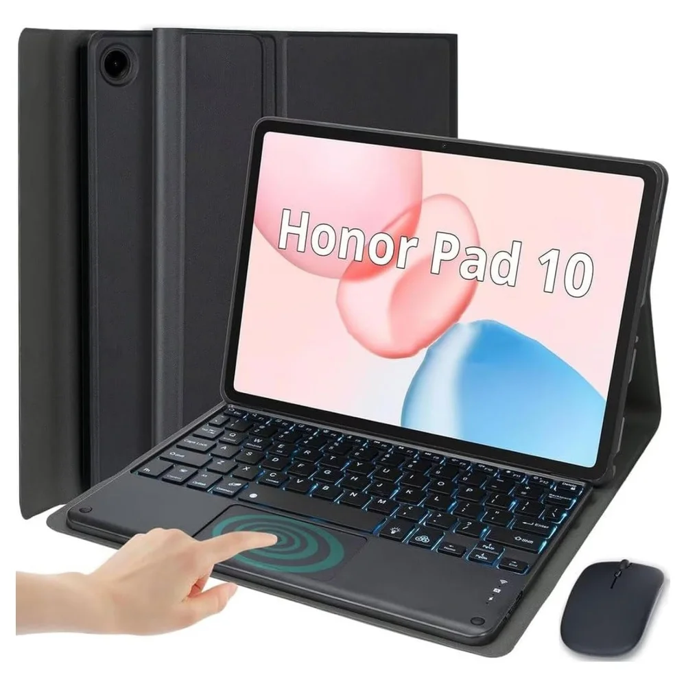 

For Huawei Honor Pad 10 12.1inch 2025 Case Touchpad Trackpad Keyboard Cover For Honor Pad 10 HEY3-W00 W10 Tablet Keyboard Funda