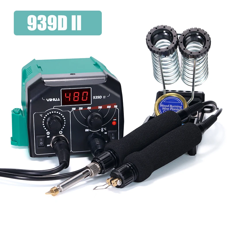 

YIHUA 939D-II 939D V Branding Machine Platen Press 110V/220V Multi-function Adjustable Thermostatic Branding Tool