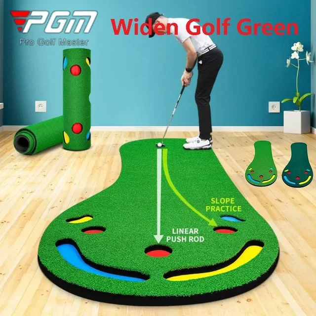 PGM Widen przenośny golf zielony natura nachylenie trwałe Putting zielone maty kryty miotacz praktyka koc pomoce szkoleniowe do gry w golfa 0.9*3M