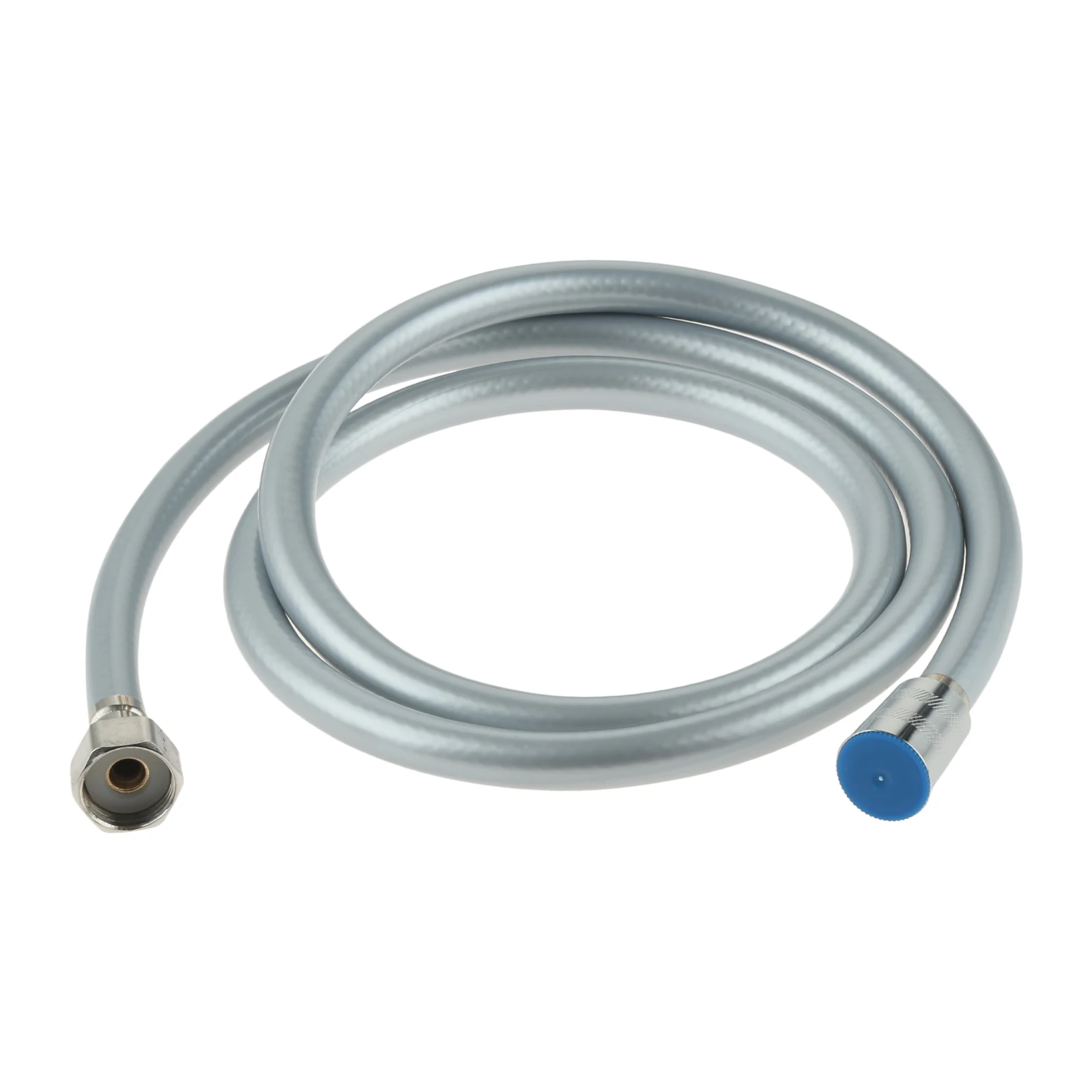 1.5m/2m PVC Shower Hose Standard 1/2” Flexible Leak-Proof Shower Hoses Bathroom Accessorie w/ Chrome Low Pressure Shower Tubing