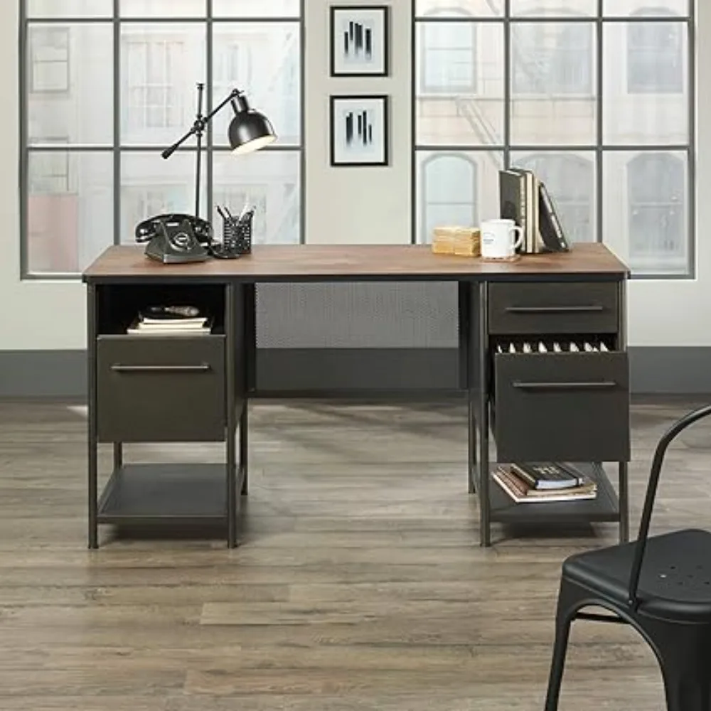 Boulevard Café Executive Desk, Black finish