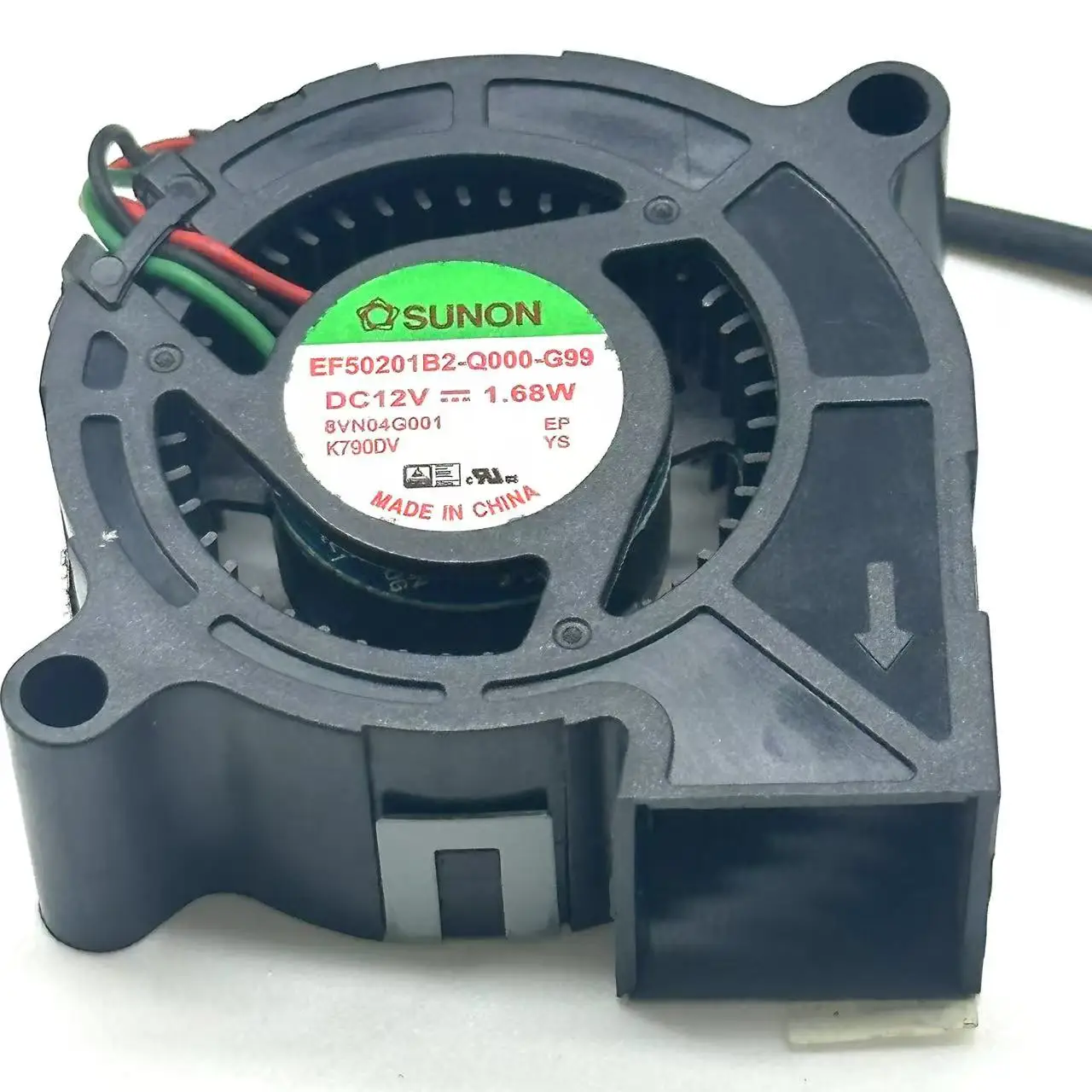 

SUNON EF50201B2-Q000-G99 DC 12V 1.68W 50x50x20mm Projection Cooling Fan