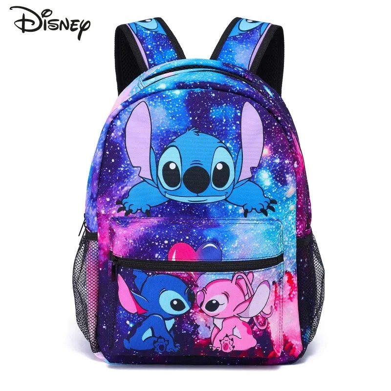 Disney Stitch Backpack Large Capacity Adjustable Shoulder Strap Multifunctional Laptop Bag Outdoor Sports Gifts Daily Commuting