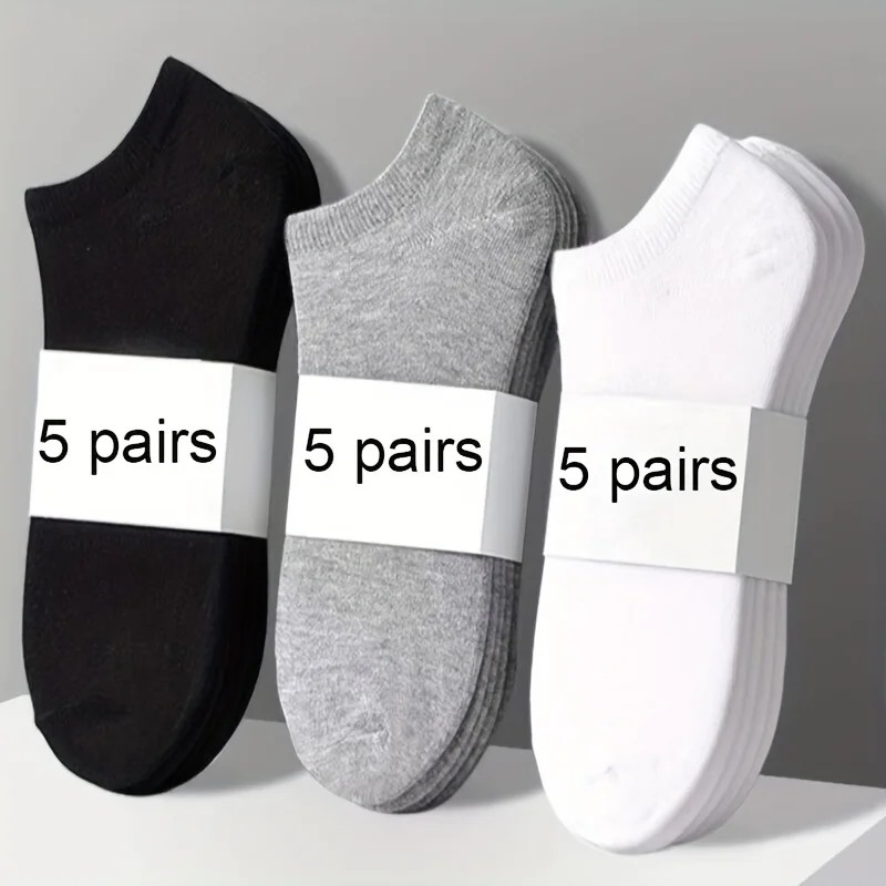 

15 pairs of women's classic spring/summer sports stealth boat socks are breathable, simple and comfortable short socks