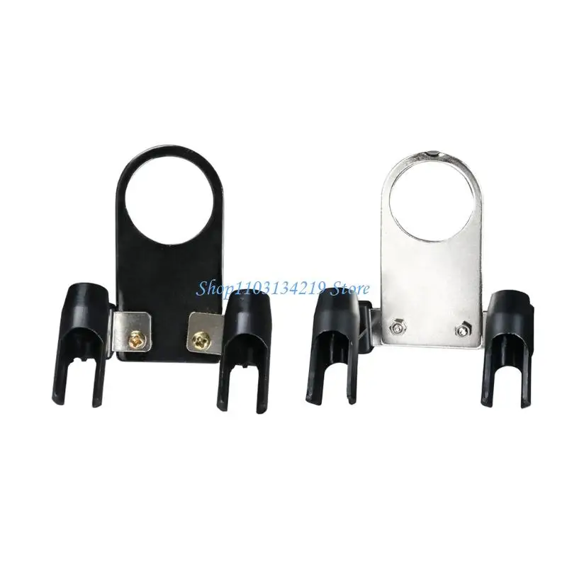 

N5KC 2Pcs Air Brush Stand Sturdy Construction Attached Air Pumping Practical Double Head