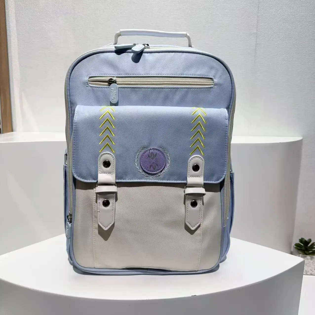 Disney Frozen School Bag For Boys Girls Grade 1-4 Primary Student Shoulder Orthopedic Backpack Large Capacity Light Mochilas