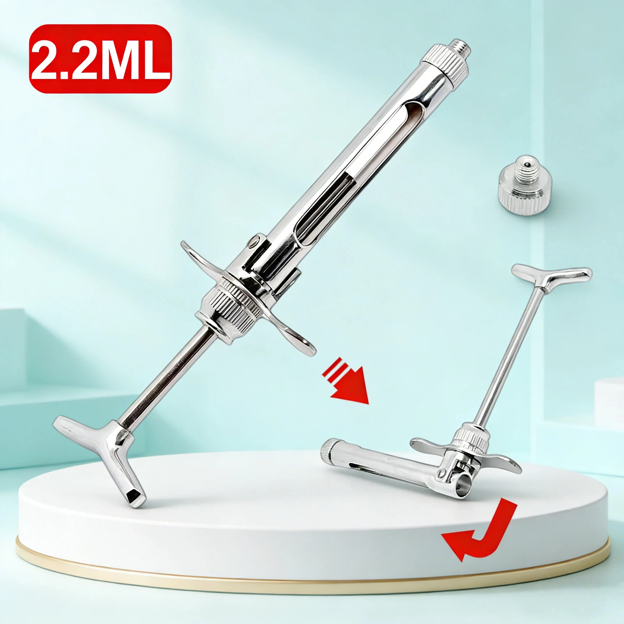 

Dental Stainless Steel Pen-Style Aspirating Syringe Professional Dental Surgical Injector Tools Dentist Clinic Oral tool