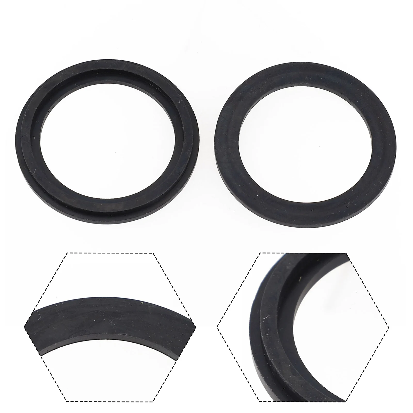 2PCS/Set Rubber Gasket Replacement For Intex 10745 Part  Swimming Pool Step Rubber Washer Pool Equipment Parts Accessories