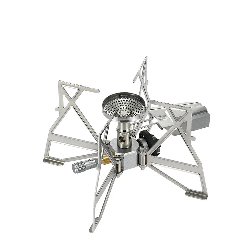 CAMPINGMOON nueva llegada XD-3-NE gran oferta estufa de propano butano portátil ligero mantequilla mosca Gas estufa de Camping con bolsa de transporte