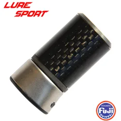 LURESPORT 2 sets Aluminum Cap 3K Woven Carbon Tube FUJI KDPS16 Long Nut  Rod Building Component Repair rod DIY Accessory