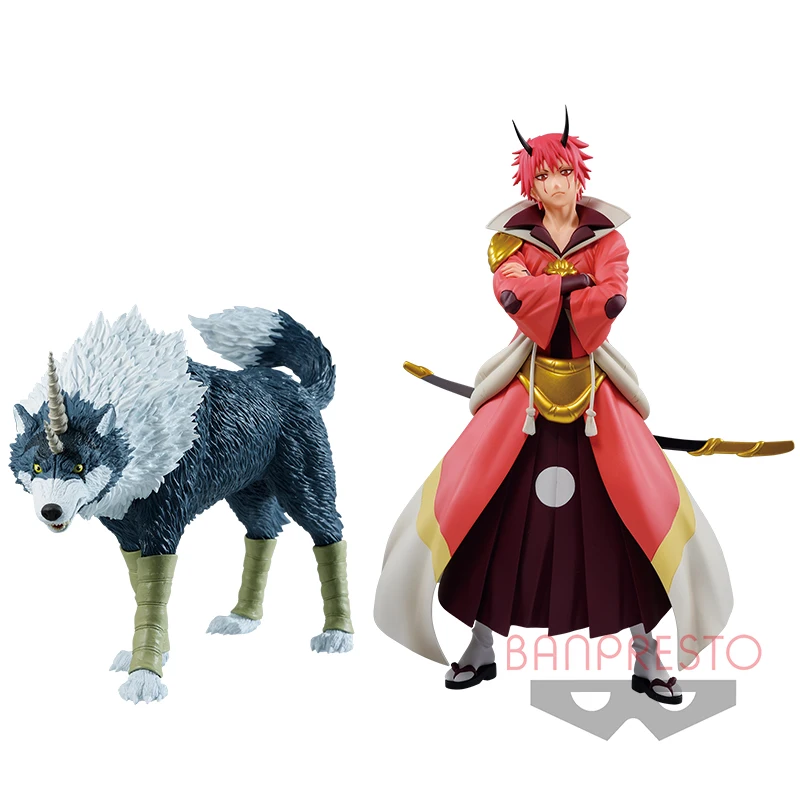 متوفر في المخزون الأصلي Banpresto Benimaru Souei Shion Shuna Ranga Rimuru Veldla Tempest Milim Nava أنيمي دمية نموذج ألعاب قابلة للجمع
