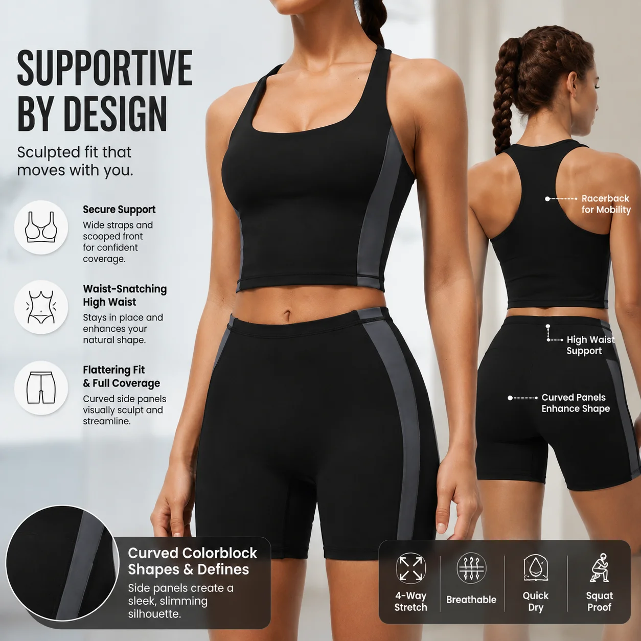 Conjunto de Yoga Feminino: Top - Pilates Yoga Video avaliação e preço