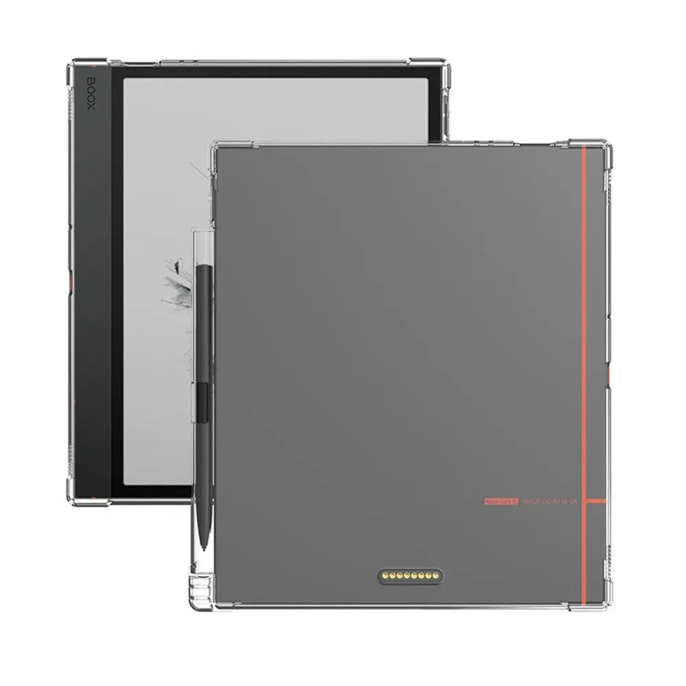 Anti-fall 10.3 Inch E-Reader Case with Pen Slot Air Bag Protective Cover Transparent TPU Back Shell for Boox Note Air 5C