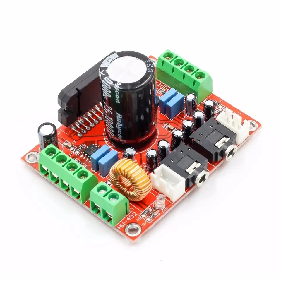 Fever Class TDA7850 Power Amplifier Board 4 Channel Car Power Amplifier Board 12V 4X50W With BA3121 Noise Reduction