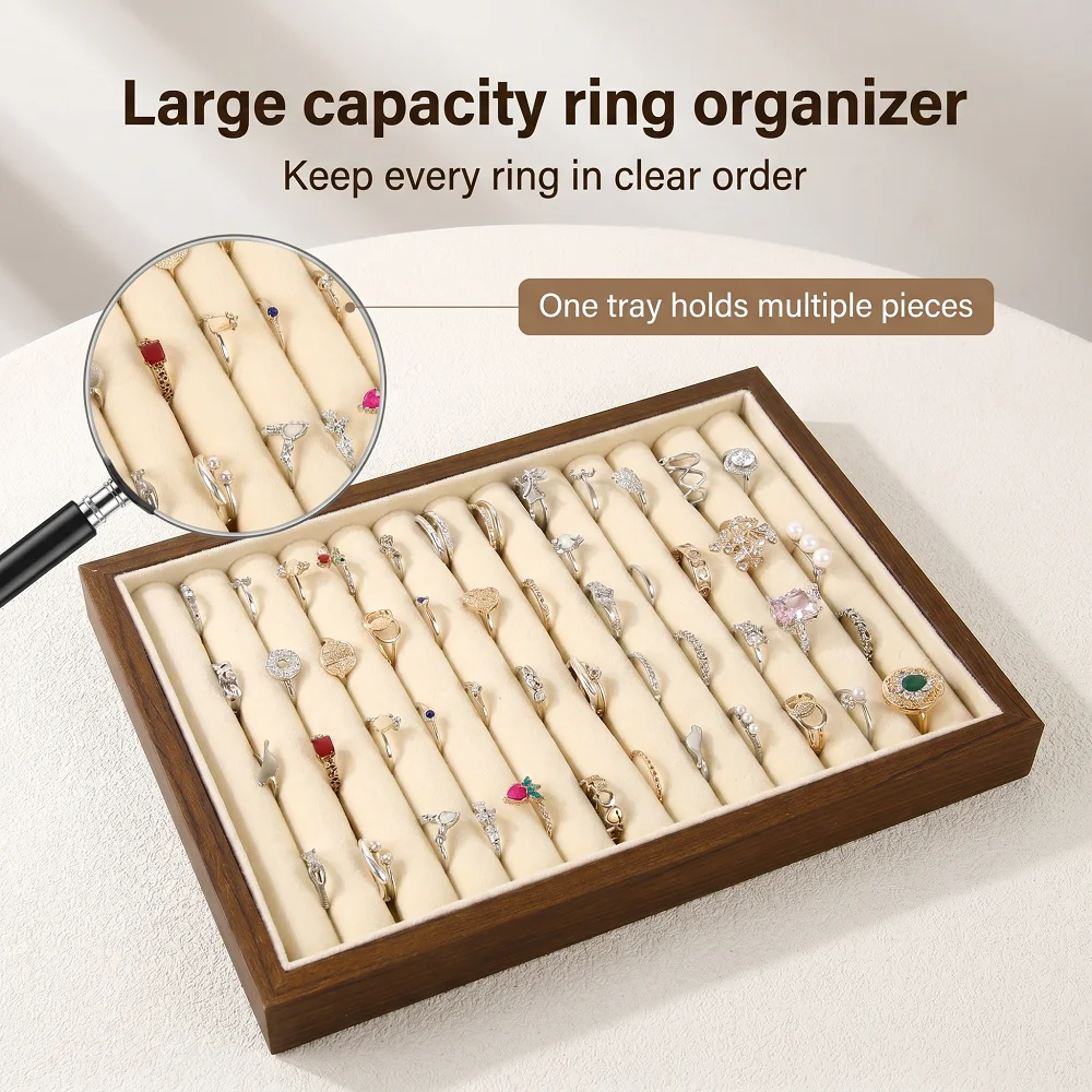 Houten ringen display schaal,  - Wood Ring Blank recensie en prijs