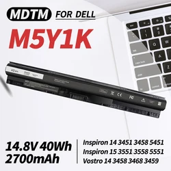 Dell Vostro 노트북 배터리, M5Y1K, Dell Vostro 3458 3558 Inspiron 14 15 17 3000 5000 시리즈, 5558 5559 3551 3452 3451 3567 5755 5758 5759