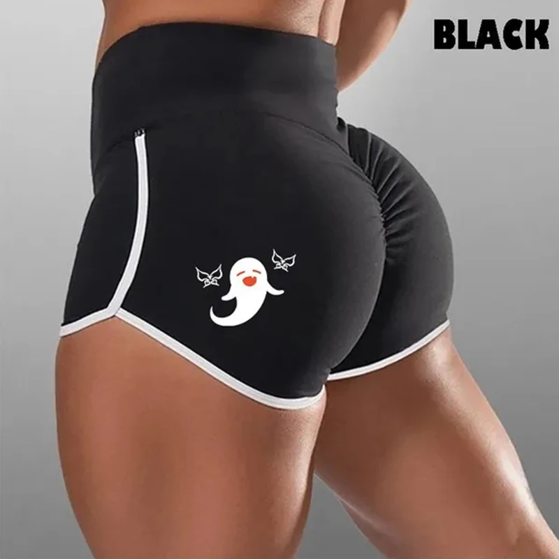 Women New Fashion Leggings High Waisted Shorts Running Sports Hip Lift Tight Yoga Pants Fitness Shorts