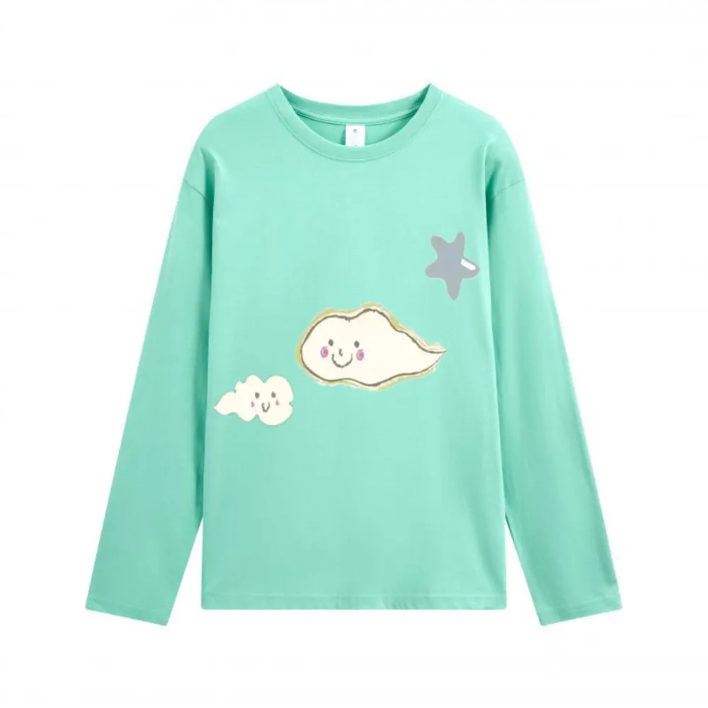 2026 Casual Women's T-shirts T Shirt Tees Long Sleeve Tops Blusas All-match Simple Style Women's Clothing Daily Printed Fashion