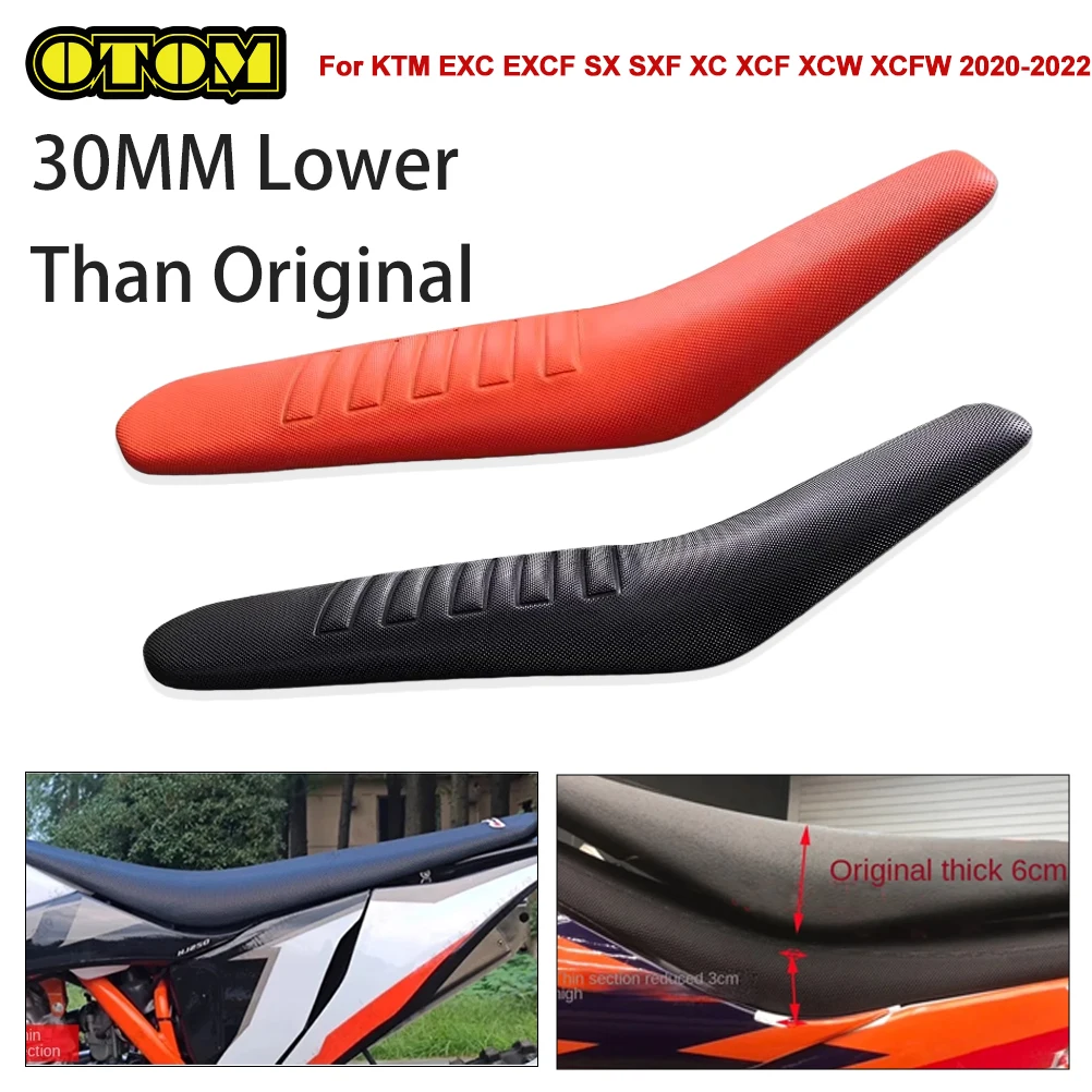 

For KTM 2020-2022 Motorcycle Reduce 30mm Lower Seat Than Original Seats Cushion EXC EXCF SX SXF XC XCF XCW XCFW 125 150 250 350