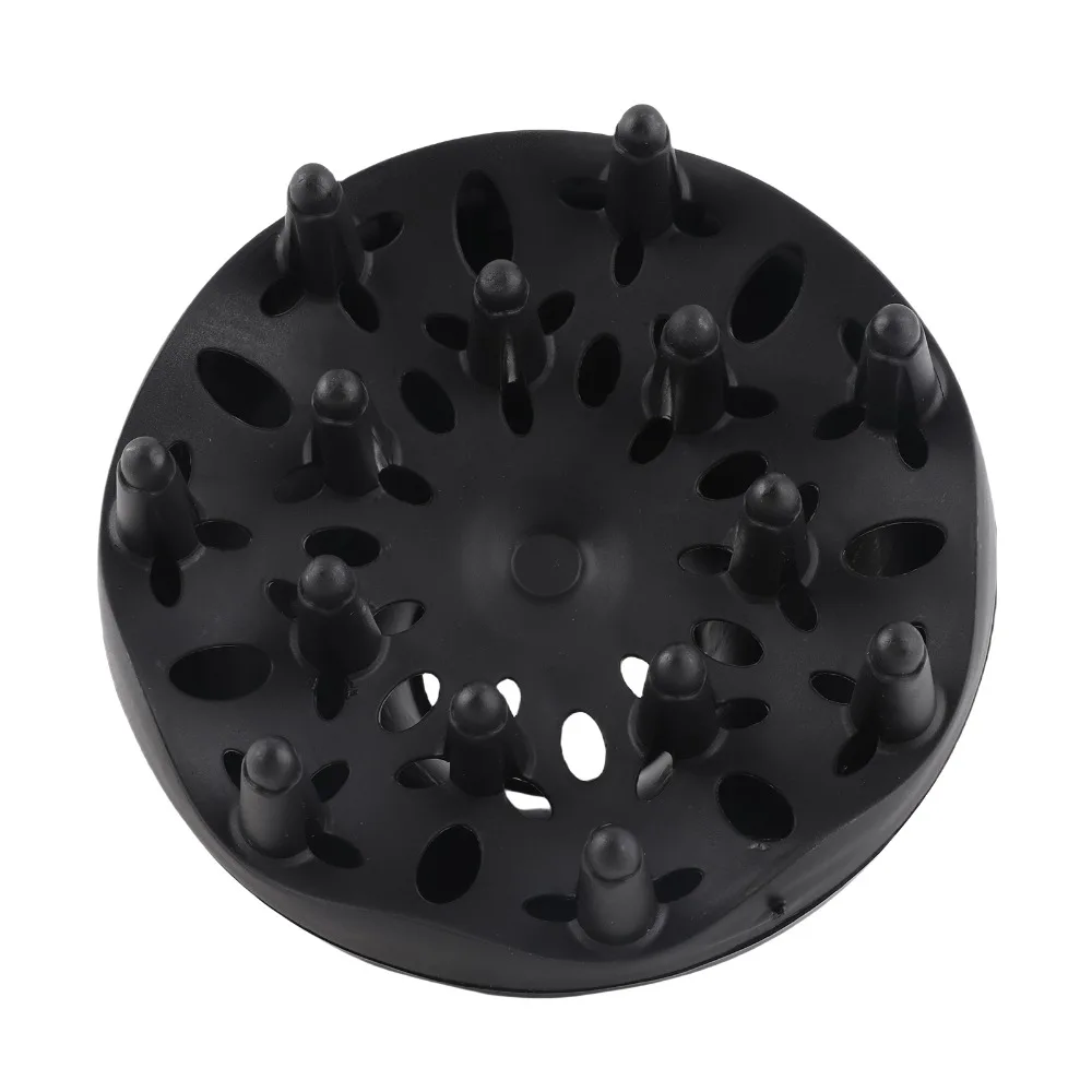 

Black Color Universal Hair Dryer Diffuser Stylish Design Professional Blow Dryer Attachment Volumizing Gentle