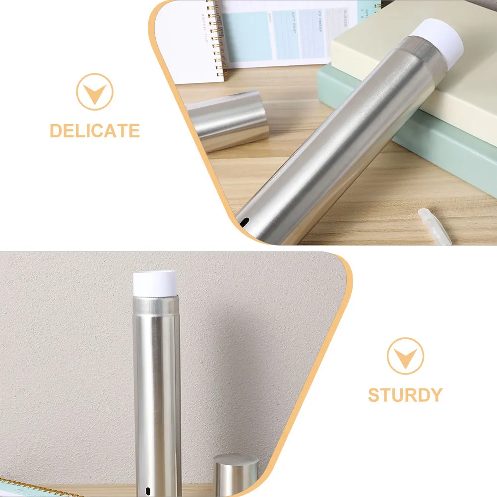 

Pipe Rack Cylinder Box Travel Decorative Stainless Steel Certificate Storage Tube