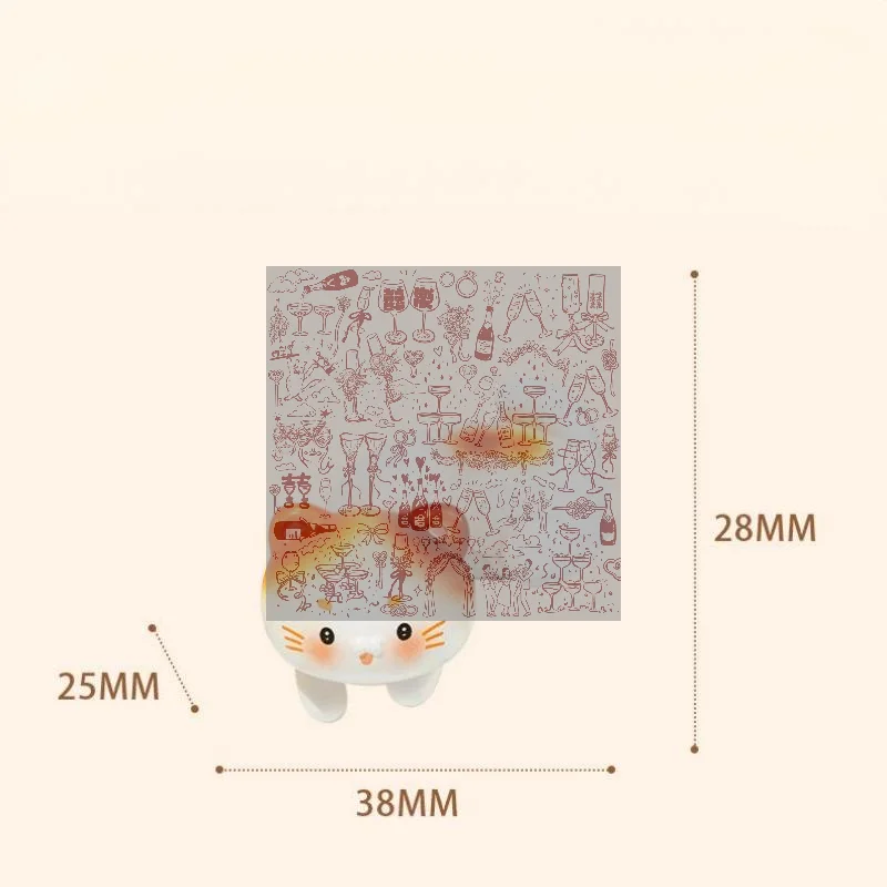 Cute Cat Figurine Mini Kitten Ornament Cartoon Animal Desktop Decor For Computer Monitor Edge Office Home Display Gifts