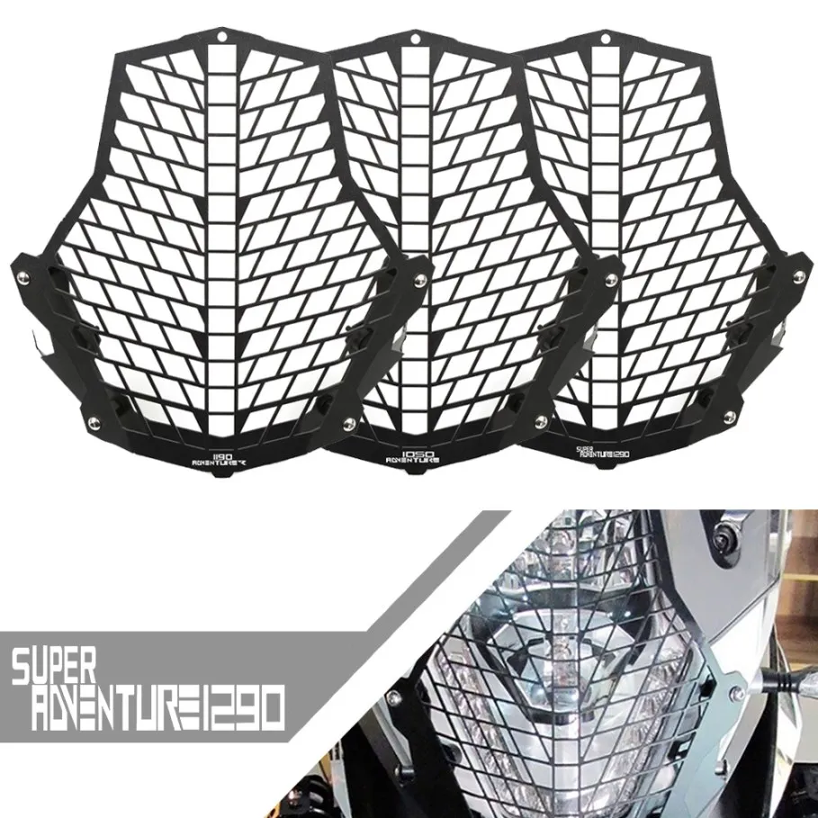 

For KTM 1290 Super Adventure 15 2016 Motorcycle Accessories Headlight Protector cover grill Grille Guard Cover Protection Grill