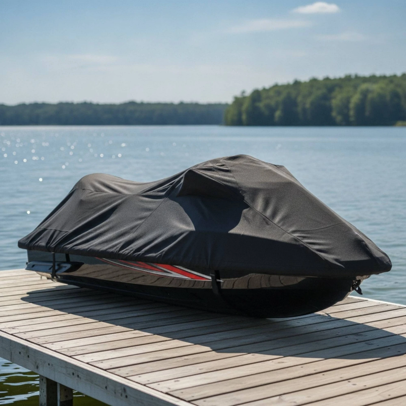 Motorboat Cover with Oxford Material Dustproof Motorboat Cover Long-Lasting Full Protection for Boat Owners, Outdoor Storage