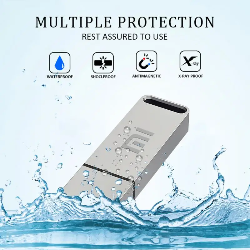 Xiaomi 2TB Usb Flash Drives USB 3.0 High Speed Metal Pen Drive 1TB 512GB Stick Portable Drive Waterproof Memoria Storage U Disk