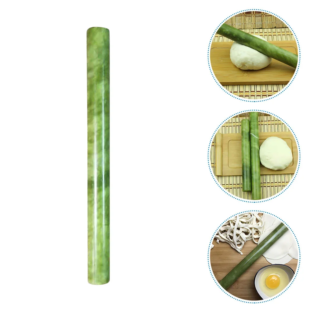 

Rolling Pin Embossed Jade Gummies Dough Tool Cookie Marble Child Fettuccine Pasta