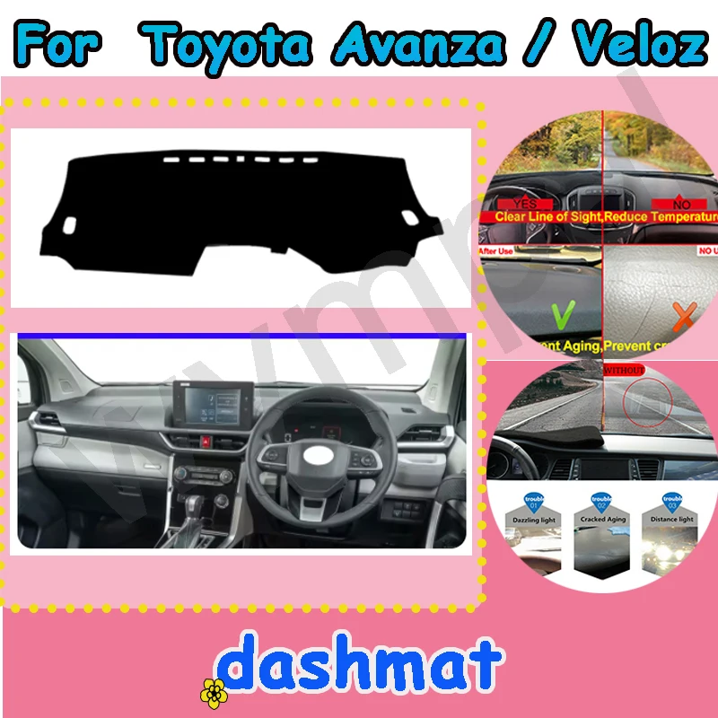 

Dash Mat For Toyota Avanza / Veloz 2021 2022 2023 2024 2025