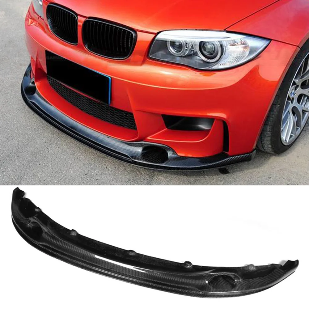 Carbon Fiber / FRP Front Bumper Lip Spoiler Splitters for BMW 1 Series E82 M 1M Base 1M Coupe 2-Door 2012UP