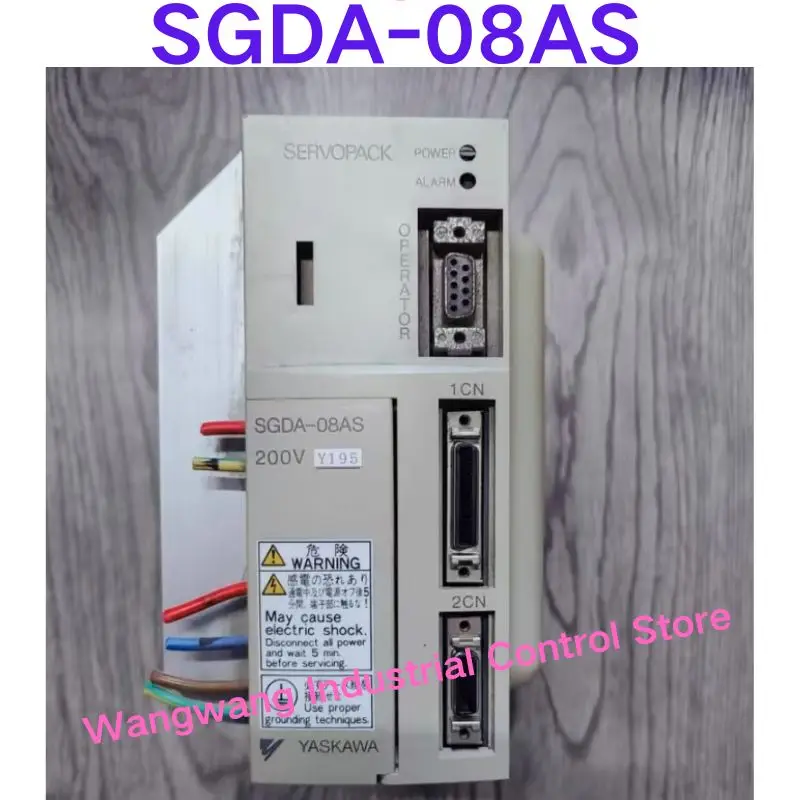 Second-hand test OK , The input voltage of servo driver SGDA-08AS is AC200-230V