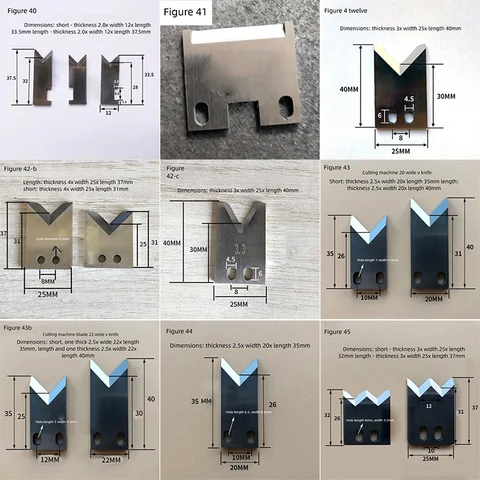 1Pc High-speed Steel Blade Computer Wire Stripping Machine-Specific Blades for Cable Wire Peeling Blades Customized Blade