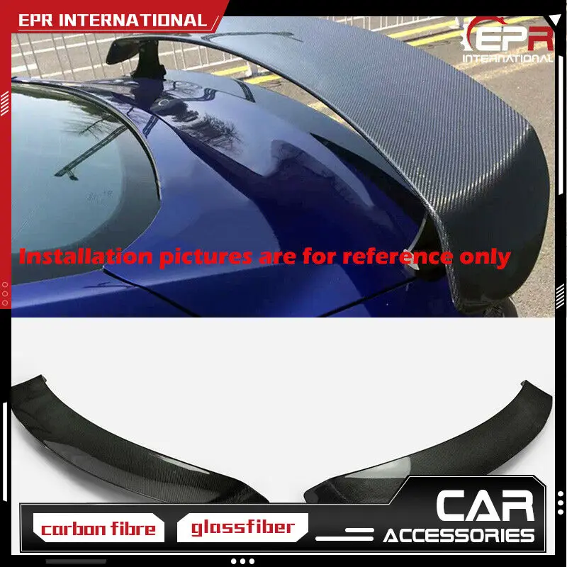 

For Ford 15-17 Mustang Carbon Fiber SRD Style Rear Trunk GT Spoiler Wing Lip Spoilers Wings Trim Bodykits Addon Parts