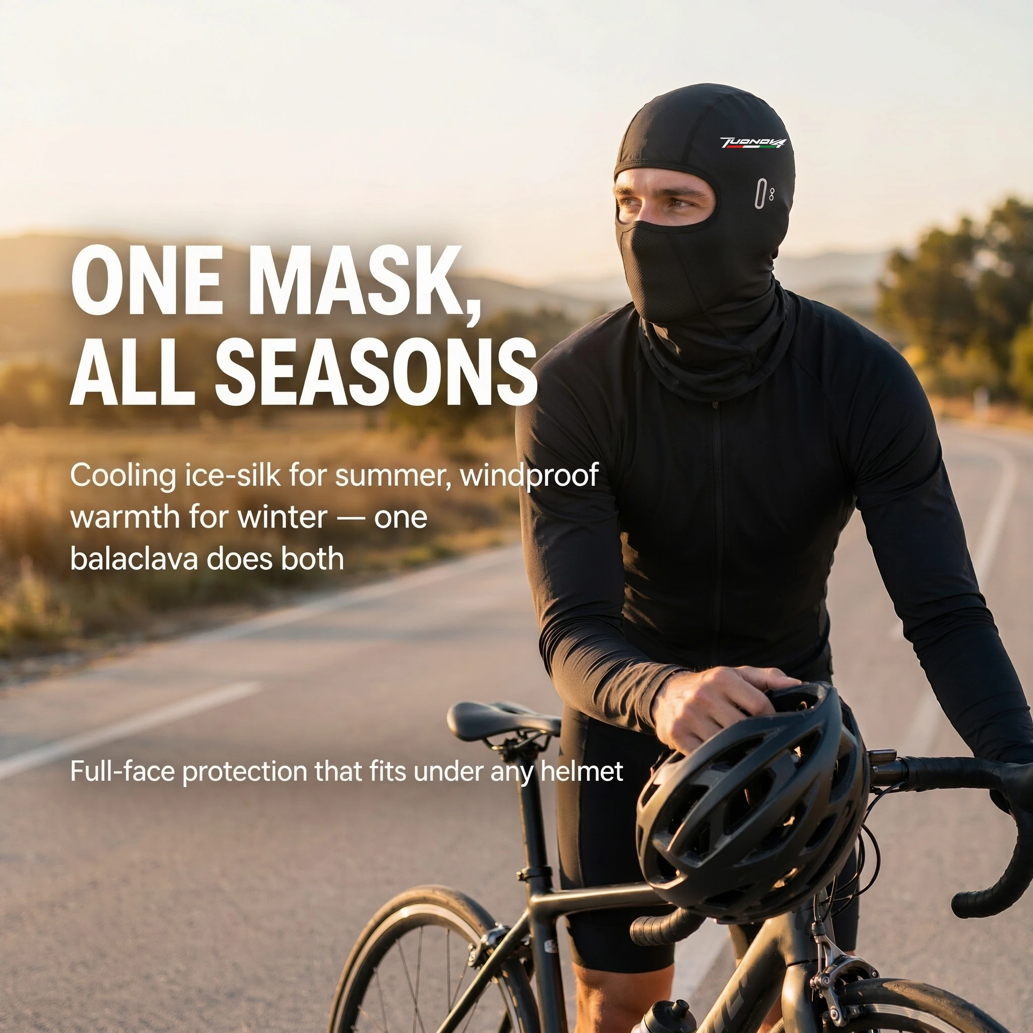 Motorcycle Balaclava For Aprilia Tuono V4 1100 Factory 1100 Ice Cool Summer Warm Winter Full Face Riding Headgear Helmet Liner