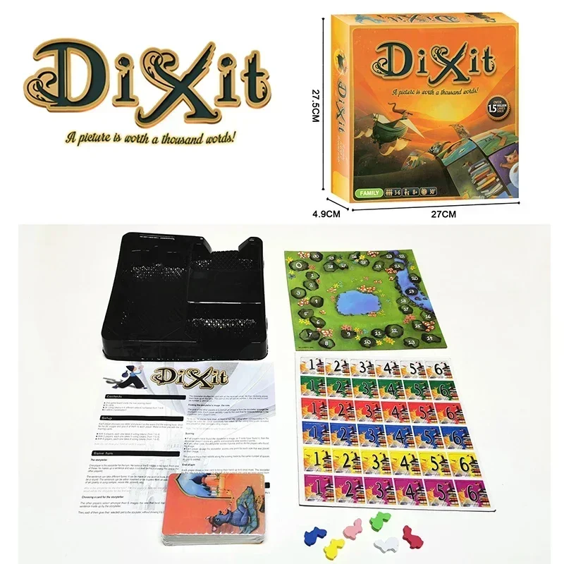 Dixit  odyssey Board Game  English Board Game A picture is worth a thousand words Dixit Odyssey Card Family Dinner Party