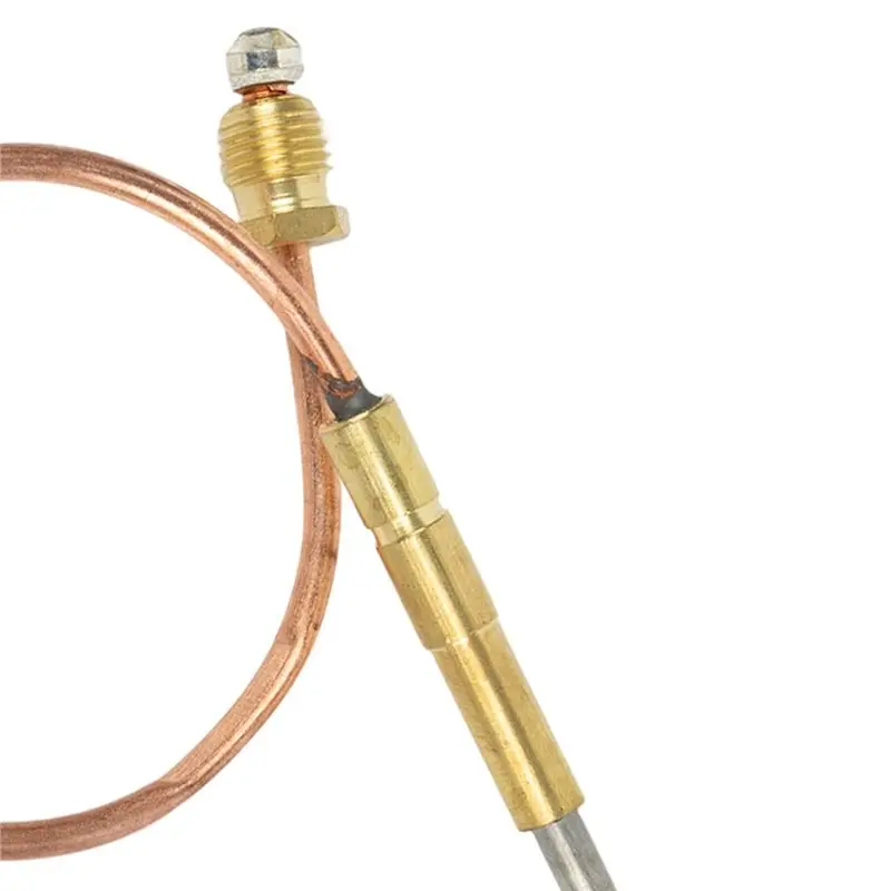 MALL 1PC 60cm Valve Fittings Flameout Protection Copper Tube Type Thermocouple M9x1 with Boiler Valve Gas Cooker Thermocouple
